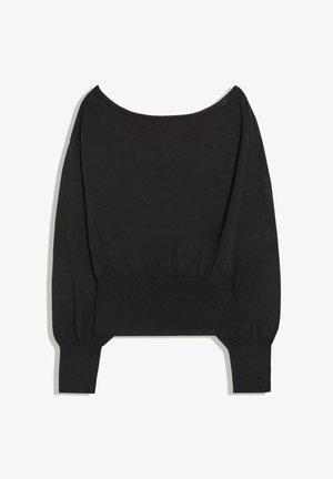 Bershka, ASYMMETRIC JUMPER - Pullover - black