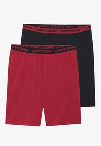 2 PACK UNISEX - Pantaloni de pijama - black/red