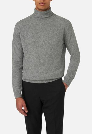 SALIM ROLLNECK - Stickad tröja - grey melange