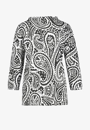 Blusa - schwarz/ecru/weiss gemustert
