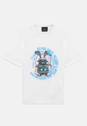CASUAL FIT TAPE BUNNY - T-Shirt print - white