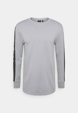 RAW SLEEVE LOGO - Top s dlouhým rukávem - steel grey