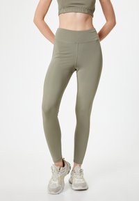 Koton HIGH WAIST - Leggings - khaki