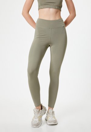 Koton HIGH WAIST - Leggings - khaki