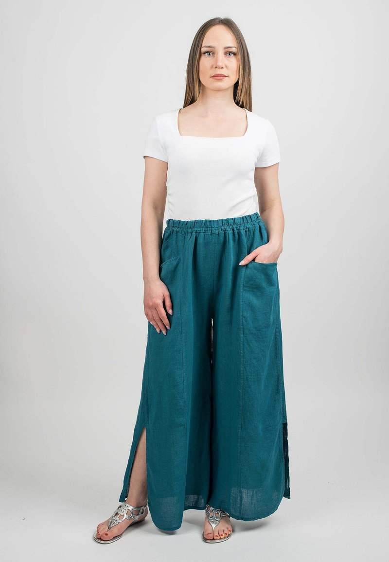 Dalle Piane Cashmere Pantalon classique - petrolio