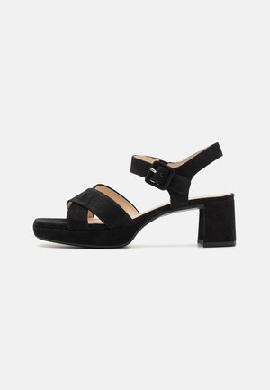 Gabor Comfort Platform sandals - schwarz