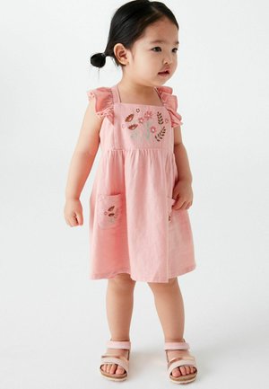 EMBROIDERED - Vestido informal - pink