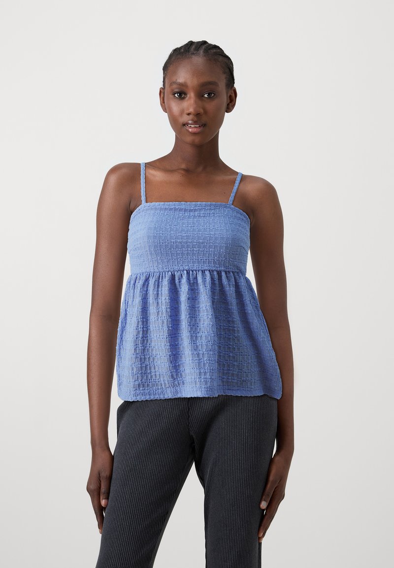 Pieces PCSULLY PEPLUM STRAP - Viršus - hydrangea