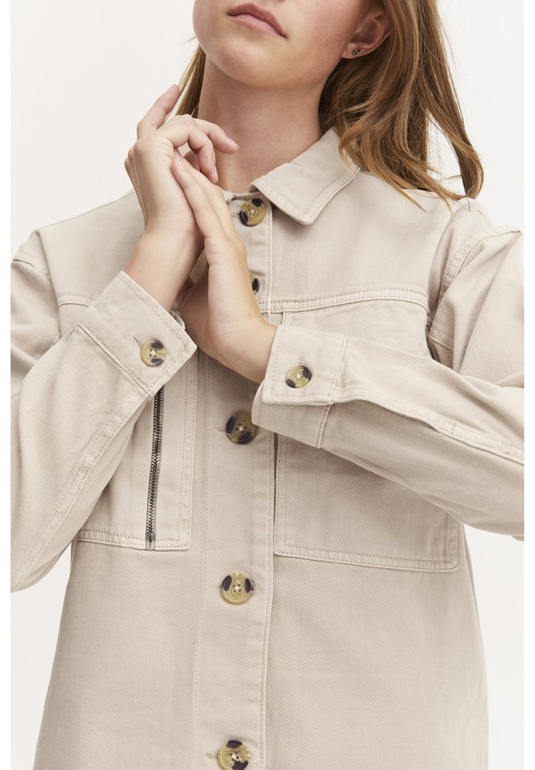 OXTAMI - Denim jacket - cement2