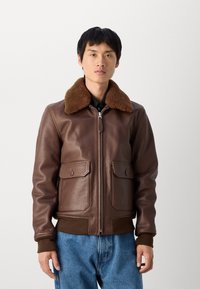 Schott Bomberjakke - brown