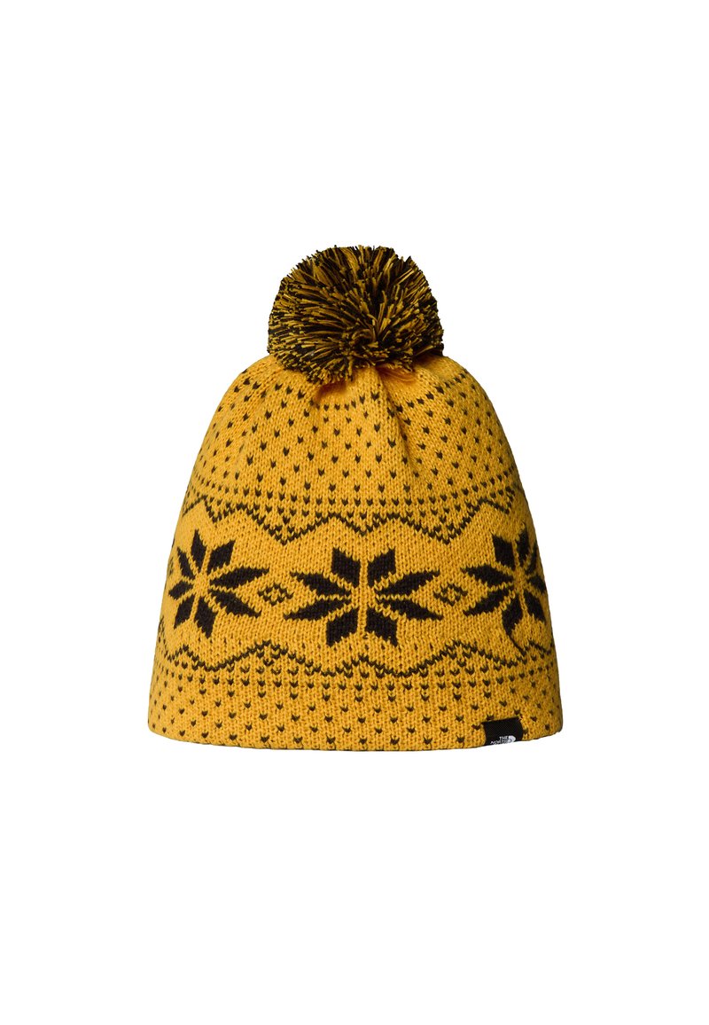 The North Face KIDS CABIN SKI TUKE - Čepice - summit gold jacquard ...