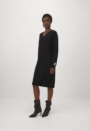 VNECK DRESS - Jumper dress - black