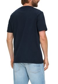 s.Oliver FRONTPRINT - T-shirt print - navy