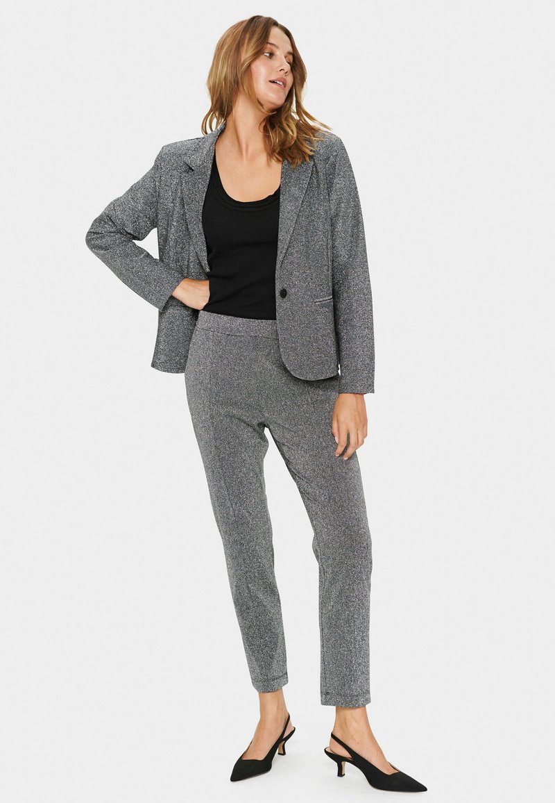 Saint Tropez Broek zilverkleurig