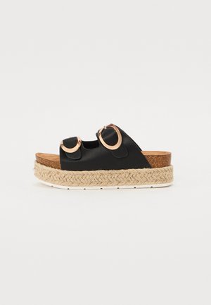 RAVILIA - Platform sandals - black