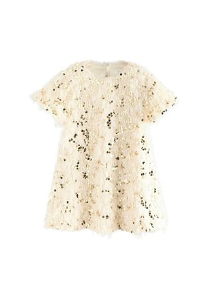 REGULAR FIT - SEQUIN TEXTURED - Kokteilikleit/peokleit - cream