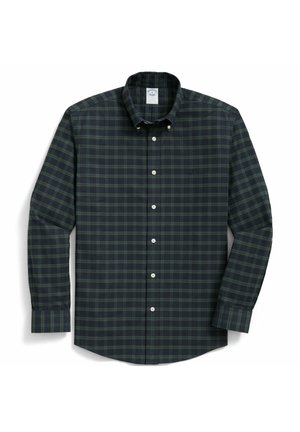 REGULAR FIT NON-IRON STRETCH OXFORD WITH BUTTON DOWN COLLAR - Overhemd - black