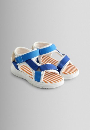 JoJo Maman Bébé, REGULAR FIT - ADJUSTABLE STRAP - Walking sandals - blue colourblock