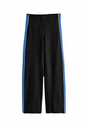 Next, TALL FIT - PONTE SIDE STRIPE WIDE LEG TROUSERS - Bukser - black