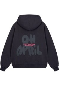 OH APRIL BF ZIPPER ERA - Majica s kapuljačom i patentnim zatvaračem - darkiron