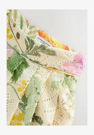 Next REGULAR FIT - BRODERIE EMBROIDERED - Fustă în formă de A - kew gardens multicoloured fruit print