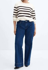 Mango Strickpullover - royal blue