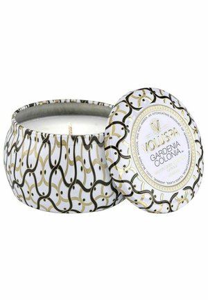 VOLUSPA DECORATIVE TIN CANDLE GARDENIA COLONIA 113G - Doftljus - black
