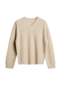 VITOR V NECK  - Pullover - moonbeam melange