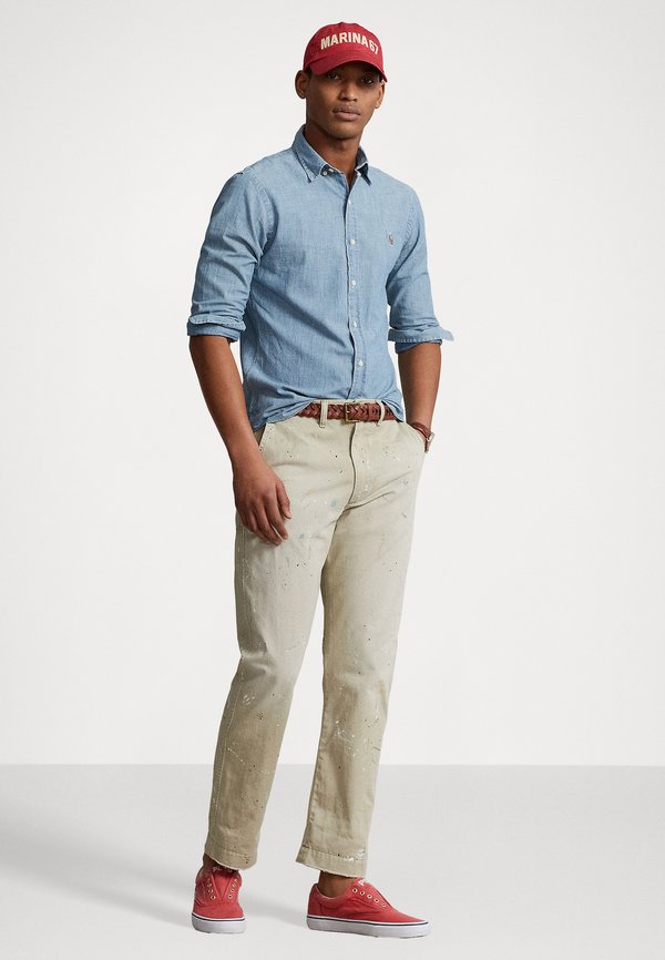 SLIM FIT CHAMBRAY SHIRT - Shirt - medium wash2