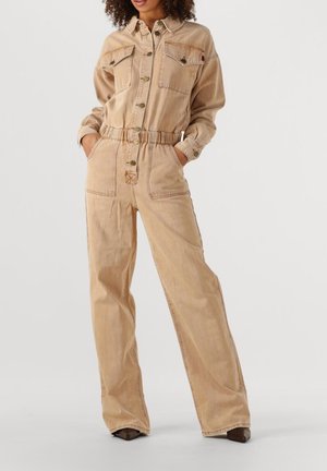 Denim overall - beige