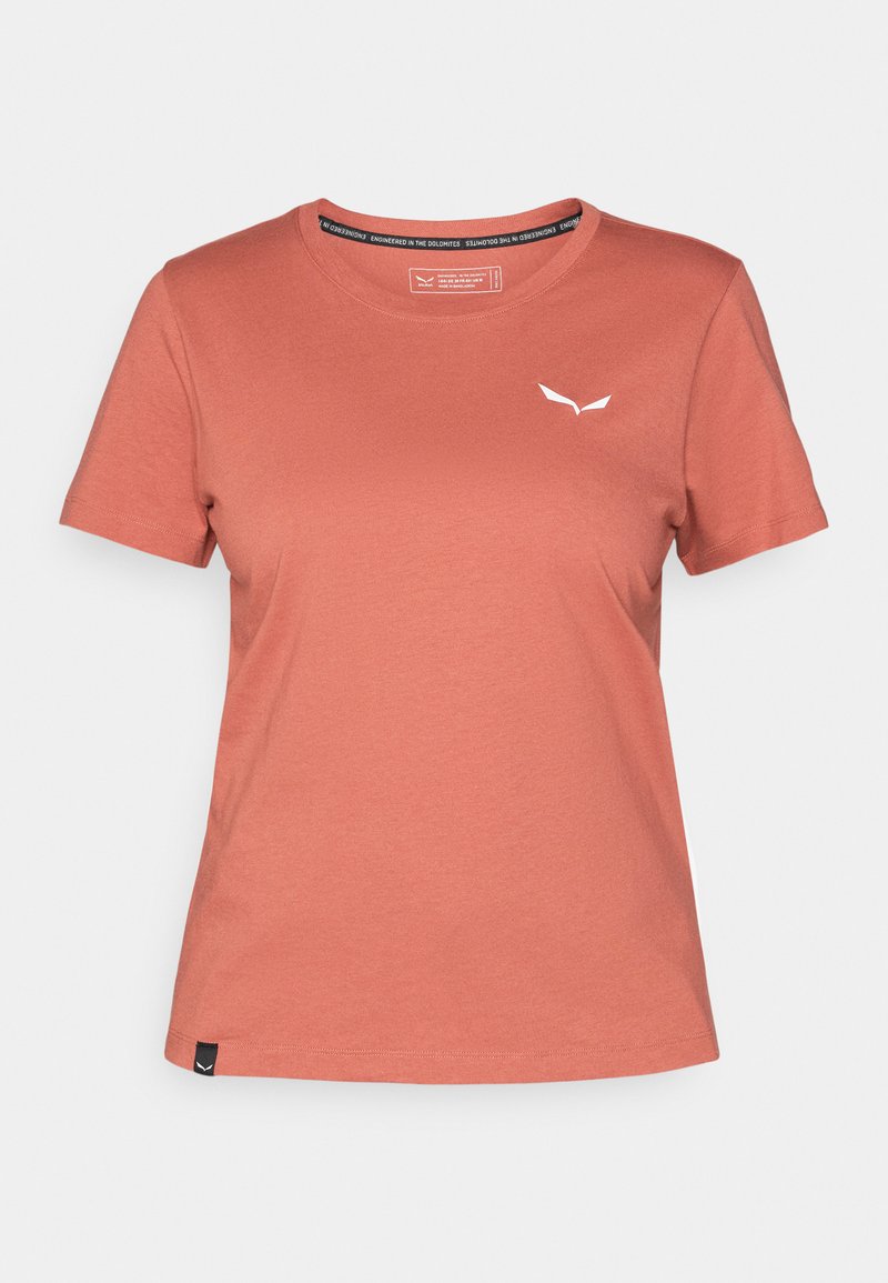 Salewa T-shirt print lichtrood
