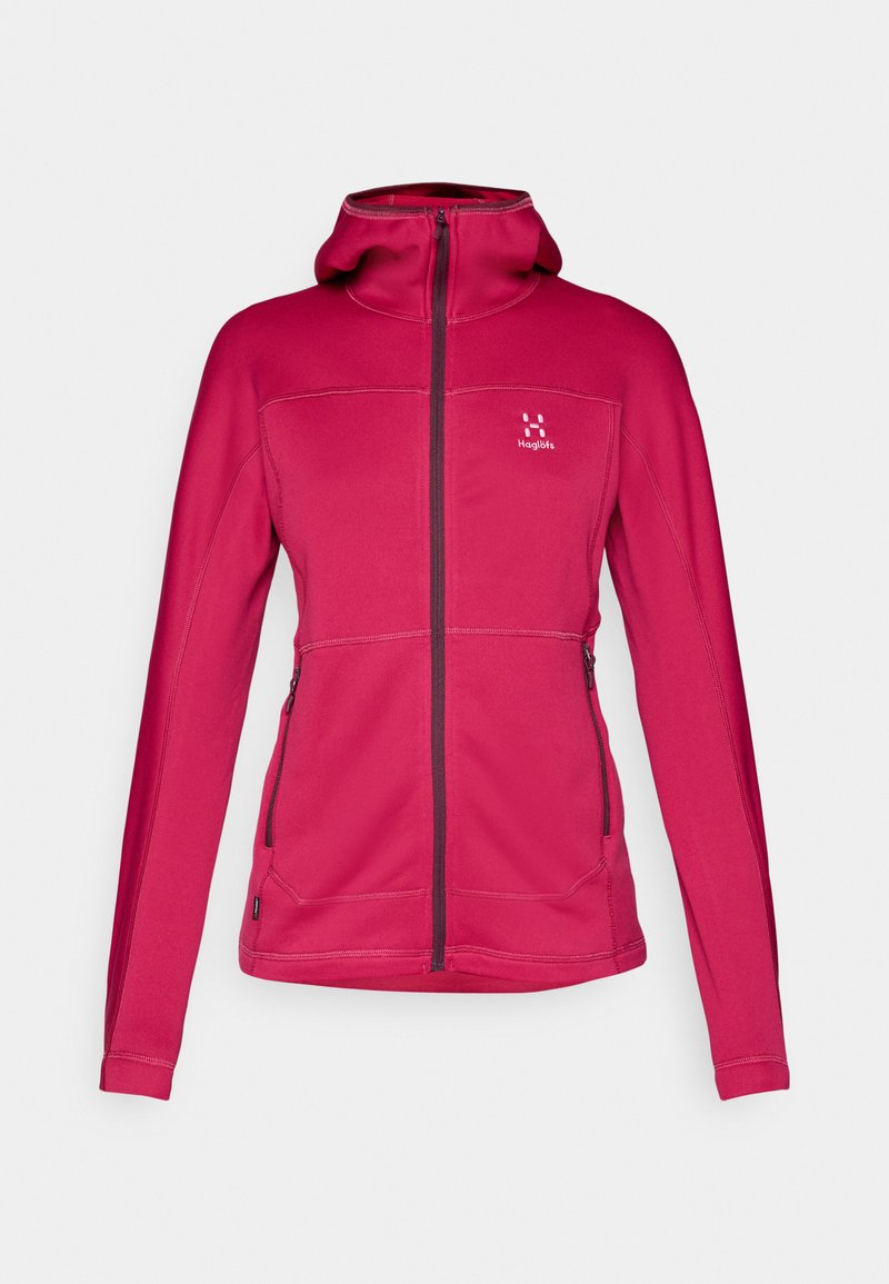 Haglöfs Sweater met rits donkerroze Haglöfs Sweater met rits donkerroze