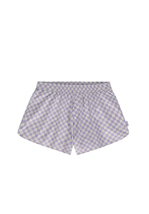 CHECKERS - Pants - purple white