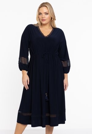 WAIST STRING - Day dress - blue