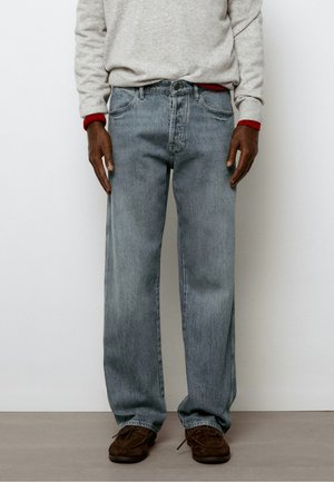 Massimo Dutti, 100% COTTON WIDE-LEG JEANS - Relaxed fit jeans - blue