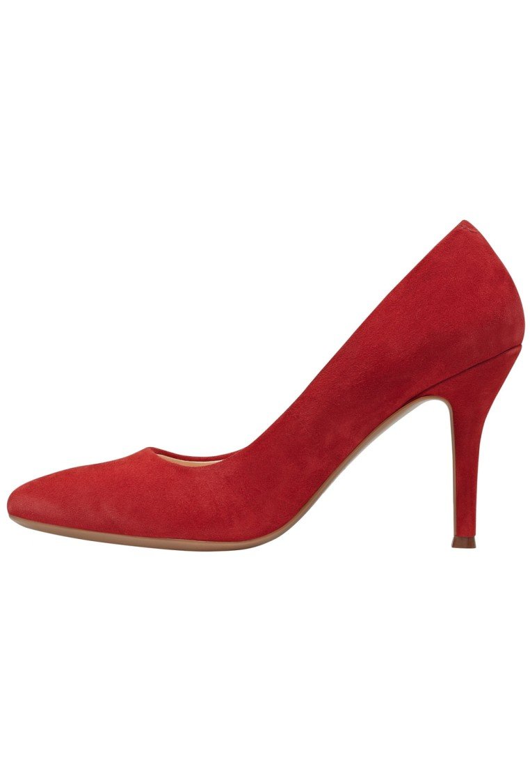 nine west red high heels