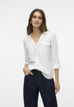 Vero Moda VMLINN - Overhemdblouse - snow white
