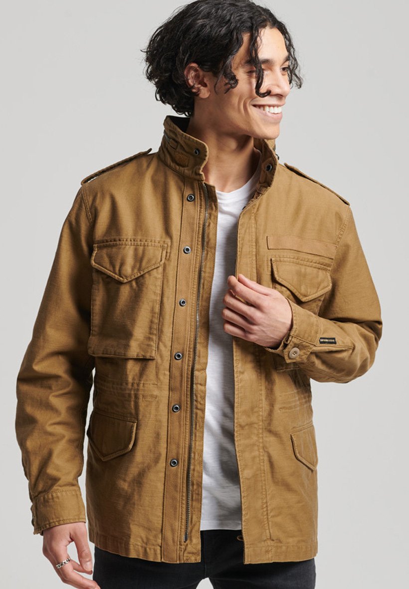 Superdry VINTAGE M65 MILITARY - Light jacket - breen/tan - Zalando 