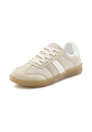 Trainers - beige weiß