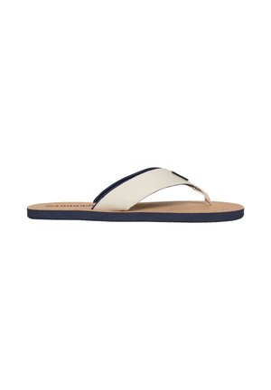 GRAPHIC FLIP FLOPS - Pool shoes - bone white