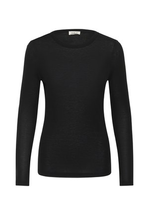 Soaked in Luxury, SLINANA CREW-NECK - T-shirt à manches longues - black