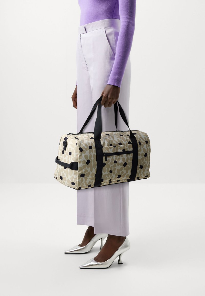 Borsa Da Viaggio Weekender Beige - Con Scomparto Scarpe E Borsa Toilette, Grande Capacità - Foto 8