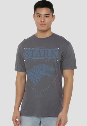 Cotton Soul, GAME OF THRONES HOUSE STARK SIGIL - Print T-shirt - anthracite