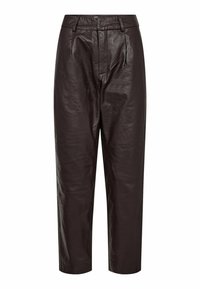 ALI KYLIE  - Kožne hlače - expresso brown