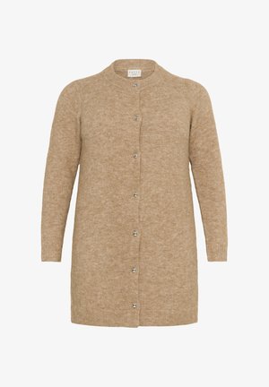 Kaffe Curve RUBY - Cardigan - toasted coconut melange