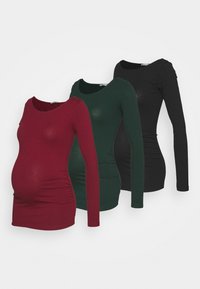 Não selecionado, black/dark red/dark green
