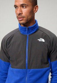 The North Face M GLACIER HEAVYWEIGHT FULL ZIP - Flisinė striukė - blue/asphalt grey