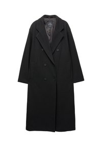 LONG SOFT - Klasický kabát - black