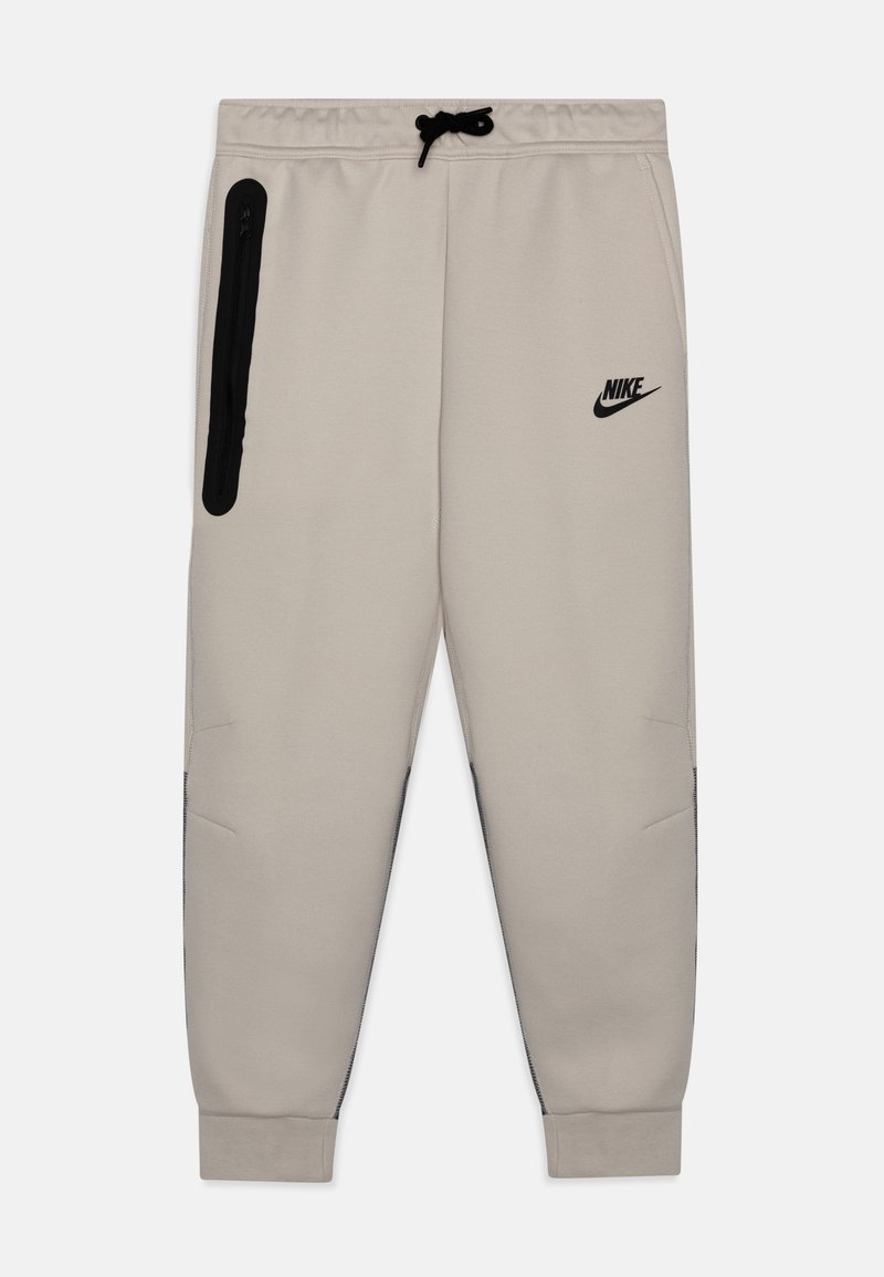 Nike Sportswear TECH FLEECE PANT - Treniņtērpa apakšdaļas - light bone/dark grey/black