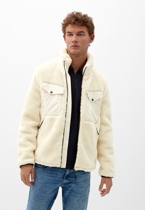 MIT BRUSTTASCHEN - Veste d'hiver - off white